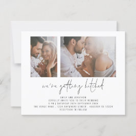 予算2写真ひっかかり結婚式招待状