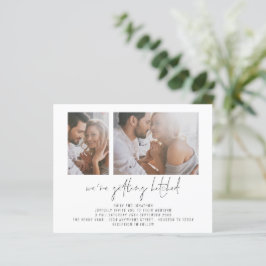 予算2写真ひっかかり結婚式招待状