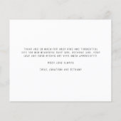 予算2写真愛感謝してい生誕生発表 (裏面)