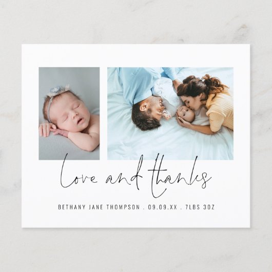 予算2写真愛感謝してい生誕生発表 (正面)