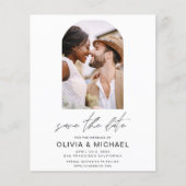 予算2枚の写真シンプル写真日付の保存 (正面)