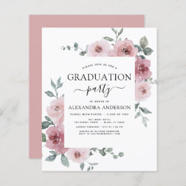 予算2023ほこりっぽいピンクの卒業フローラ