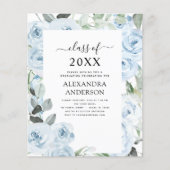 予算2023ほこりっぽい青の卒業フローラ緑 (正面)