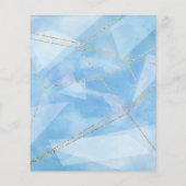 予算2023カレンダファミリモダンフォトブルーカード チラシ (裏面)