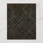 予算2023カレンダー業務モダン金ゴールド黒 (裏面)