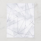 予算2023シルバー金ゴールドファミリーフォトカレンダーカード (裏面)