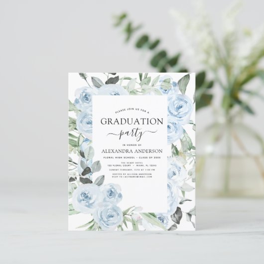 予算2023ダスティブルー卒業フローラ (スタンド正面)