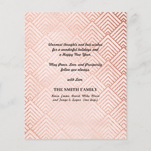 予算2023バラ金ゴールドカレンモダンダーフォトカード チラシ (裏面)