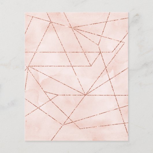 予算2023バラ金ゴールドモダンフォトカレンダーカード (裏面)