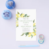 予算2023フォトレモングラードパーティの招待状 チラシ (シングル)