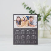 予算2023写真12素朴か月カレンダーカード (スタンド正面)