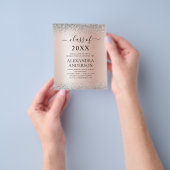 予算2023卒業バラ金ゴールドピンクシルバー チラシ (手)