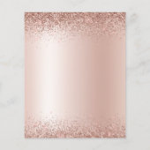 予算2023卒業パーティーグリッター赤面ピンク チラシ (裏面)