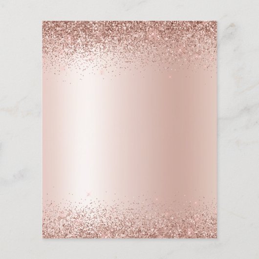 予算2023卒業パーティーグリッター赤面ピンク チラシ (裏面)