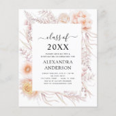 予算2023卒業ボホシック埃っぽいピンク砂漠 チラシ (正面)