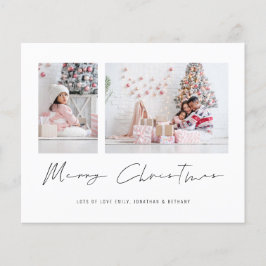 予算2026カレンダー2写真メリークリスマス