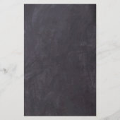 予算2026 Chalkboard写真素朴カレンダーカード (裏面)