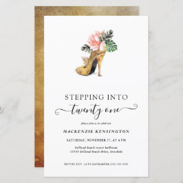 予算21フローラ金ゴールドヒール誕生日