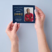 予算21st誕生日招待状2002名写真 チラシ (手)