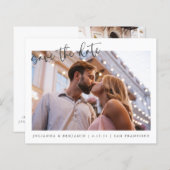 予算2 2写真ミニマリストスクリプト日付の保存 (正面/裏面)