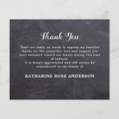 予算3写真葬儀サンキューカード悔やみや弔慰 (裏面)