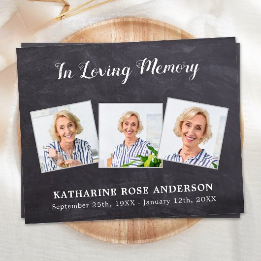 予算3写真葬儀サンキューカード悔やみや弔慰