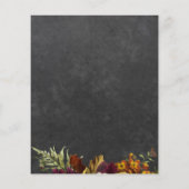 予算30年素朴な秋30歳の誕生日パーティー チラシ (裏面)