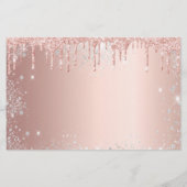 予算30th誕生日バラグリッター日付を保存 (裏面)