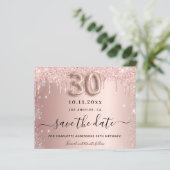 予算30th誕生日バラグリッター日付を保存 (スタンド正面)