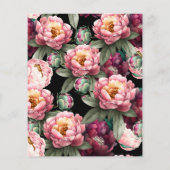 予算30th誕生日ムーディフローラ招待状 チラシ (裏面)