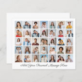 予算35フォトコラージュ自分のグリーティングカードを追加 (正面/裏面)