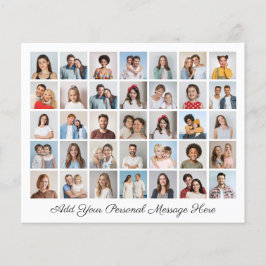 予算35フォトコラージュ自分のグリーティングカードを追加