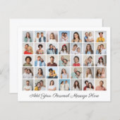 予算35フォトコラージュ自分のグリーティングカードを追加 (正面/裏面)