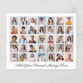 予算35フォトコラージュ自分のグリーティングカードを追加