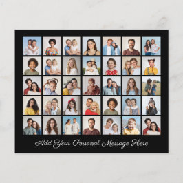 予算35フォトコラージュ自分のグリーティングカードを追加