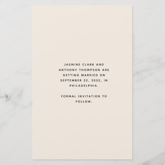 予算3-Photo Collage Beige日付を保存 (裏面)