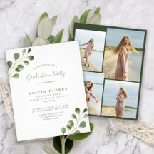 予算4の写真の卒業パーティーの招待