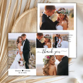 予算4フォトコラージュ結婚の感謝のスクリプト チラシ