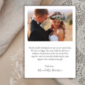 予算4フォトコラージュ結婚の感謝のスクリプト チラシ