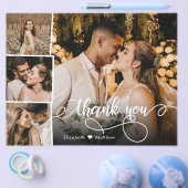 予算4フォトコラージュ結婚の感謝のスクリプト チラシ (シングル)