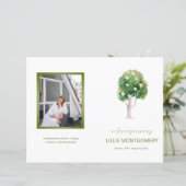 予算4ページのマグノリア・ツリー葬儀プログラム (スタンド正面)