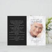 予算4ページ大理石葬式プログラム (スタンド正面)