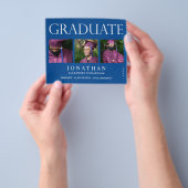 予算4モダン写真の卒業発表 – BL チラシ (手)