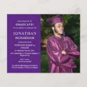 予算4モダン写真卒業のお知らせ – P チラシ (裏面)