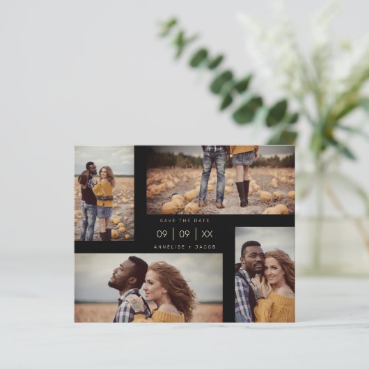 予算4写真コラージュモダンミニマ結婚リスト (スタンド正面)