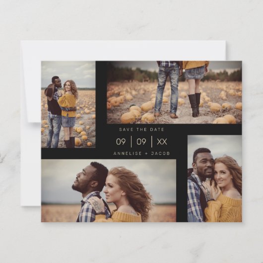 予算4写真コラージュモダンミニマ結婚リスト (正面)