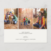 予算4写真メリークリスマスカード (裏面)