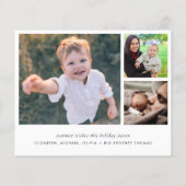 予算4写真メリークリスマス誕生のお知らせ (裏面)