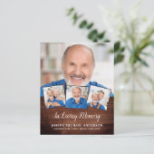 予算4素朴写真コラージュ悔やみや弔慰ありがとう (スタンド正面)