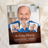 予算4素朴写真コラージュ悔やみや弔慰ありがとう